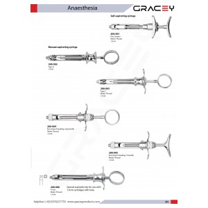 Dental Aspirating Syringes 